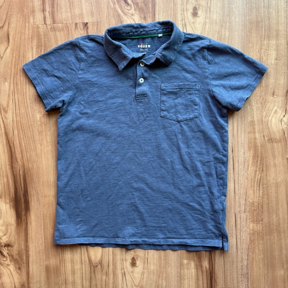 Mini Boden Navy Polo Shirt